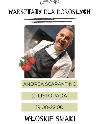 Piątkowe Gotowanie w Łomiankach: 21 listopada Włoskie Smaki